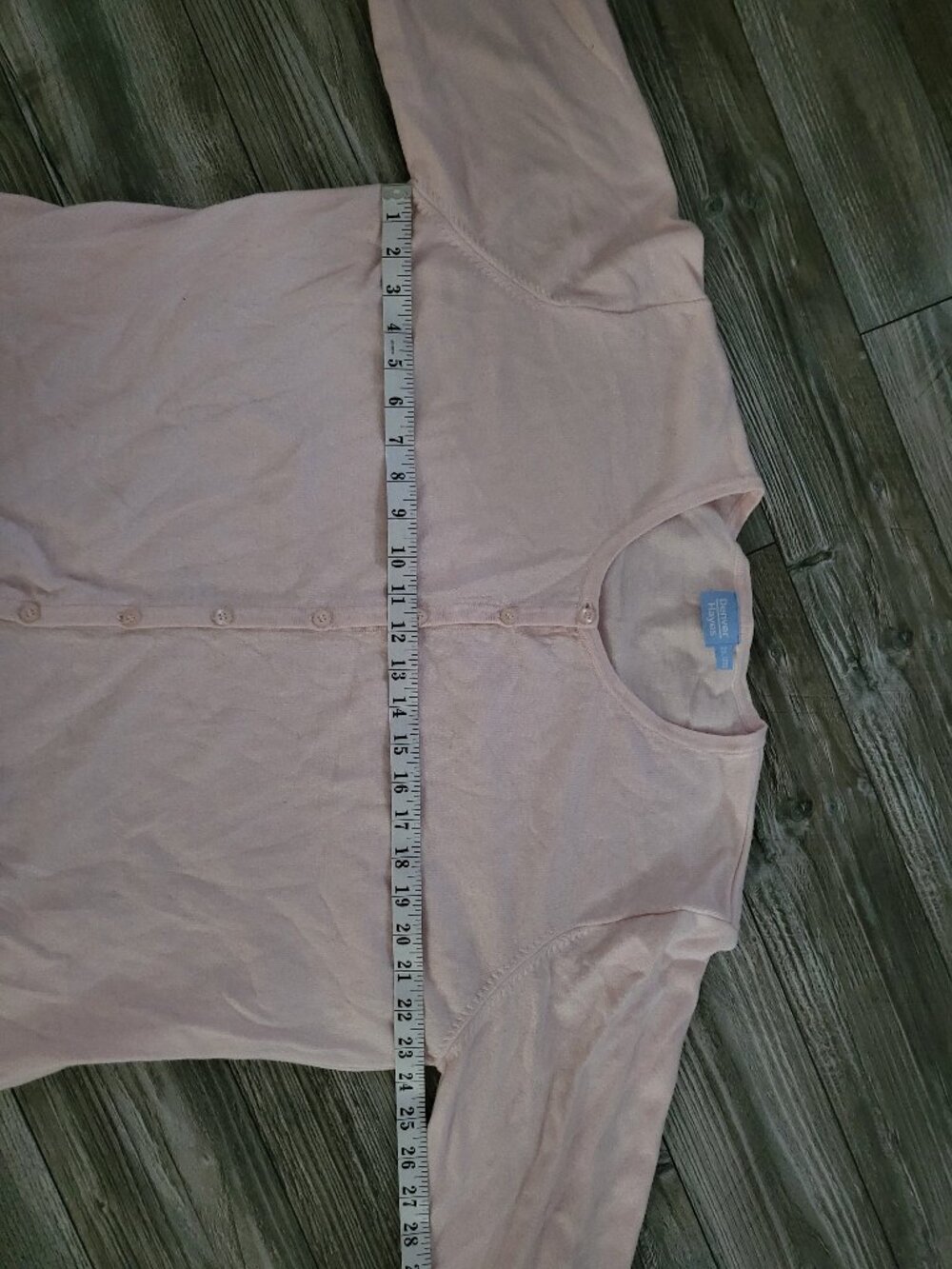 Pink Cotton Cashmere Angora Knit Cardigan Sweater 2XL - Picture 5 of 8